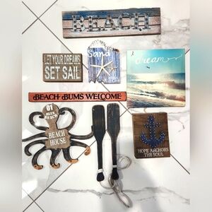 Beach Themed Wall Decor Set